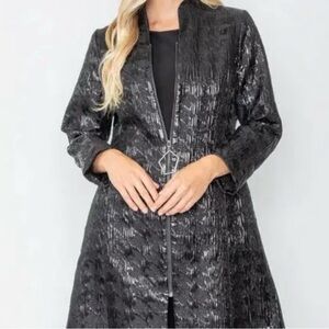 NWT IC Collection Black Jacket Womens M